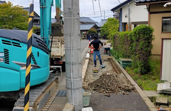 福井で外構・駐車場工事
